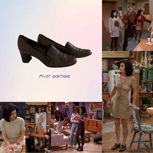 Vintage Brown Loafers Inspired by Monica Geller on Friends